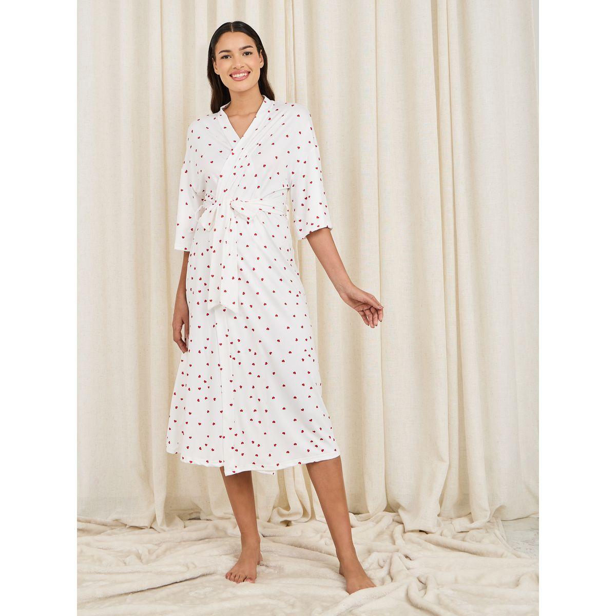 روب ميدي مطبع بالكامل بطبعة قلوب-women-clothing-nightwear-robes-image-1
