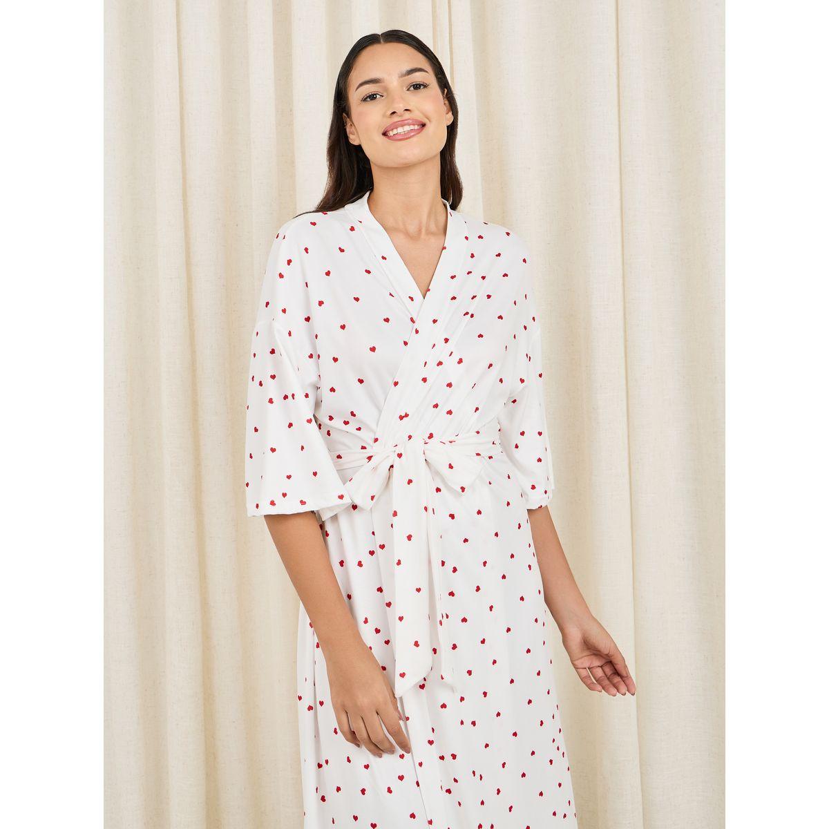 روب ميدي مطبع بالكامل بطبعة قلوب-women-clothing-nightwear-robes-image-2