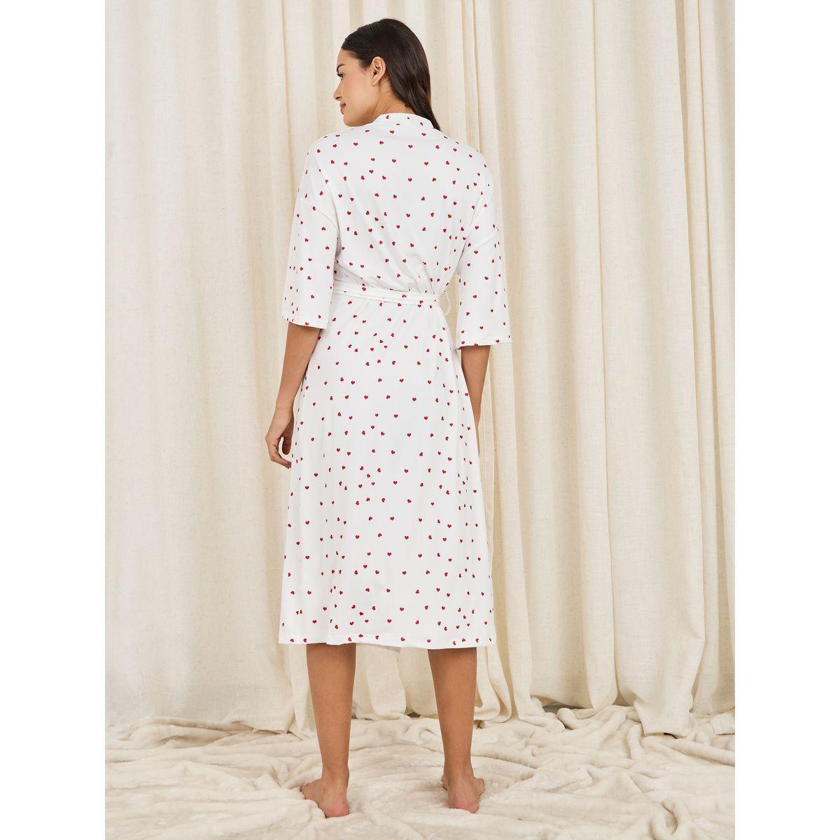Styli Unwind Heart All Over Print Midi Robe-women-clothing-nightwear-robes-image-4