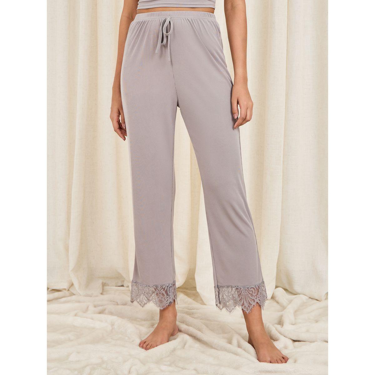 Styli Unwind Lace Trim Strappy Cami and Pyjama Set-women-clothing-nightwear-pyjamas-longsets-image-4