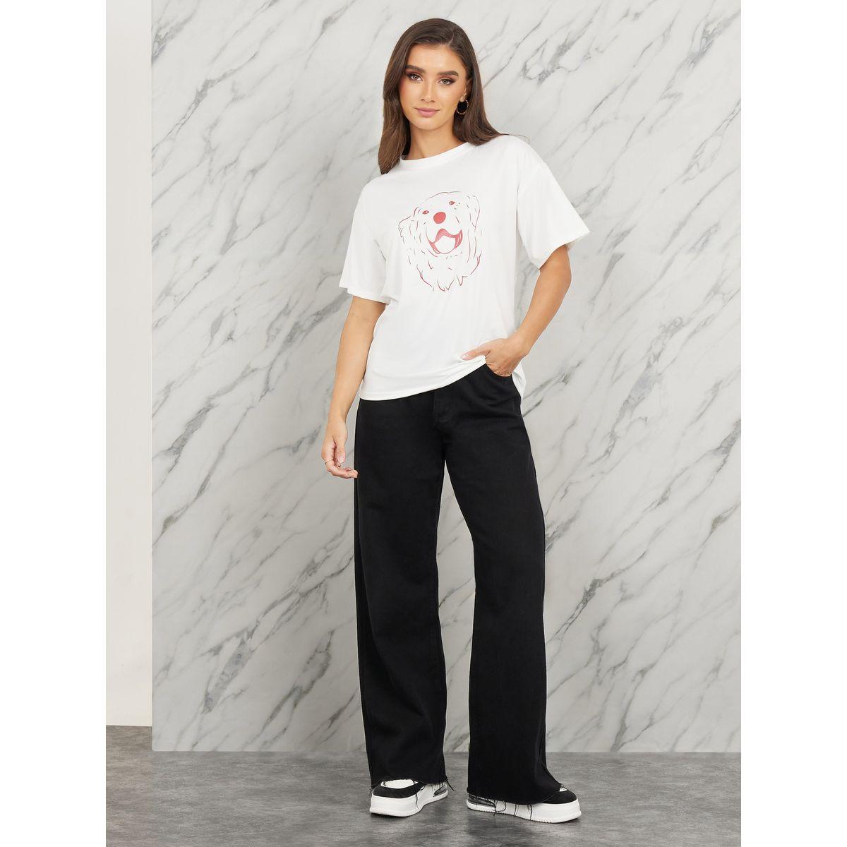 تيشيرت واسع بطبعة جرافيك-women-clothing-tshirts-image-2