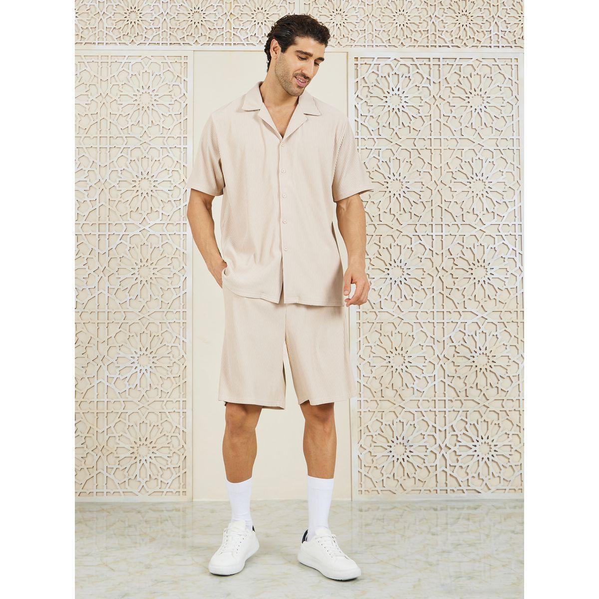 Styli Limited Premium Ottoman Resort Collar Relaxed Fit Shirt-men-clothing-shirts-image-2
