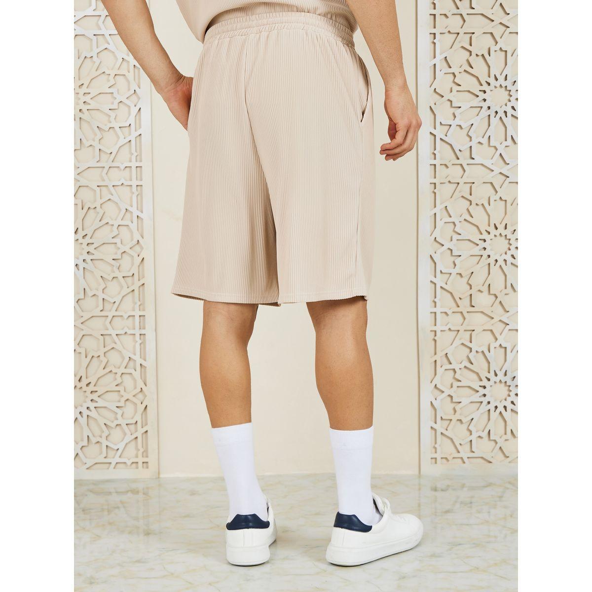 Styli Limited Premium Ottoman Relaxed Fit Shorts-men-clothing-bottoms-shorts-image-4