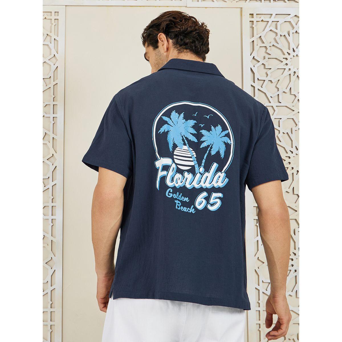 Styli Limited Premium Cotton Florida Print Resort Collar Shirt-men-clothing-shirts-image-1