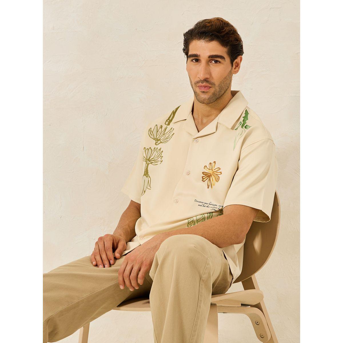 Styli Limited Premium Printed Relaxed Fit Resort Shirt-men-clothing-shirts-image-1
