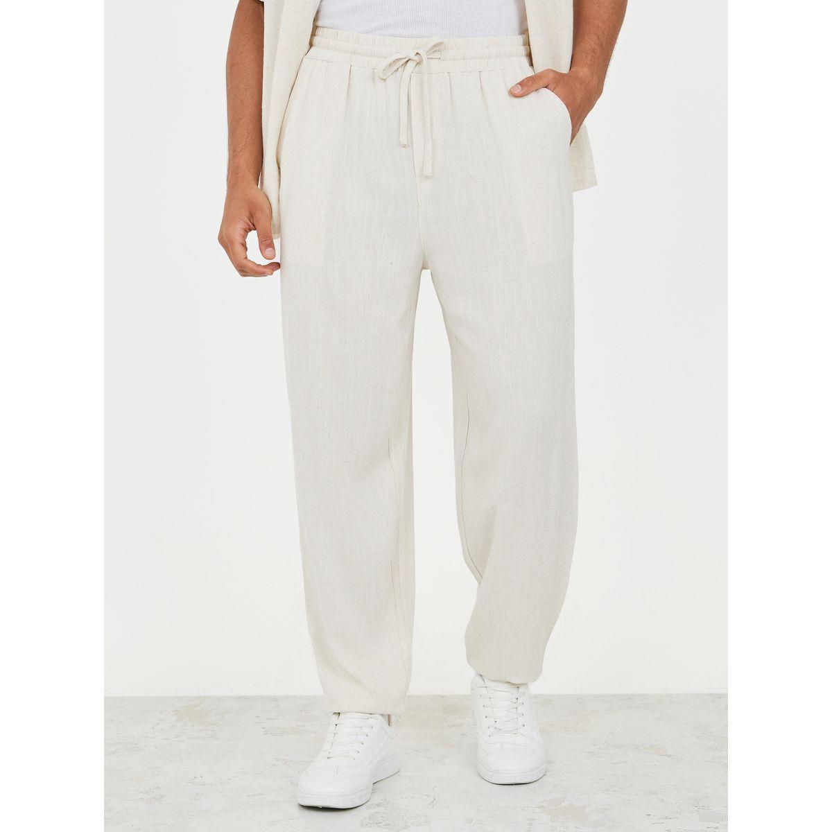 Styli Limited Premium Linen Balloon Fit Pants-men-clothing-bottoms-trousersandchinos-trousers-image-1
