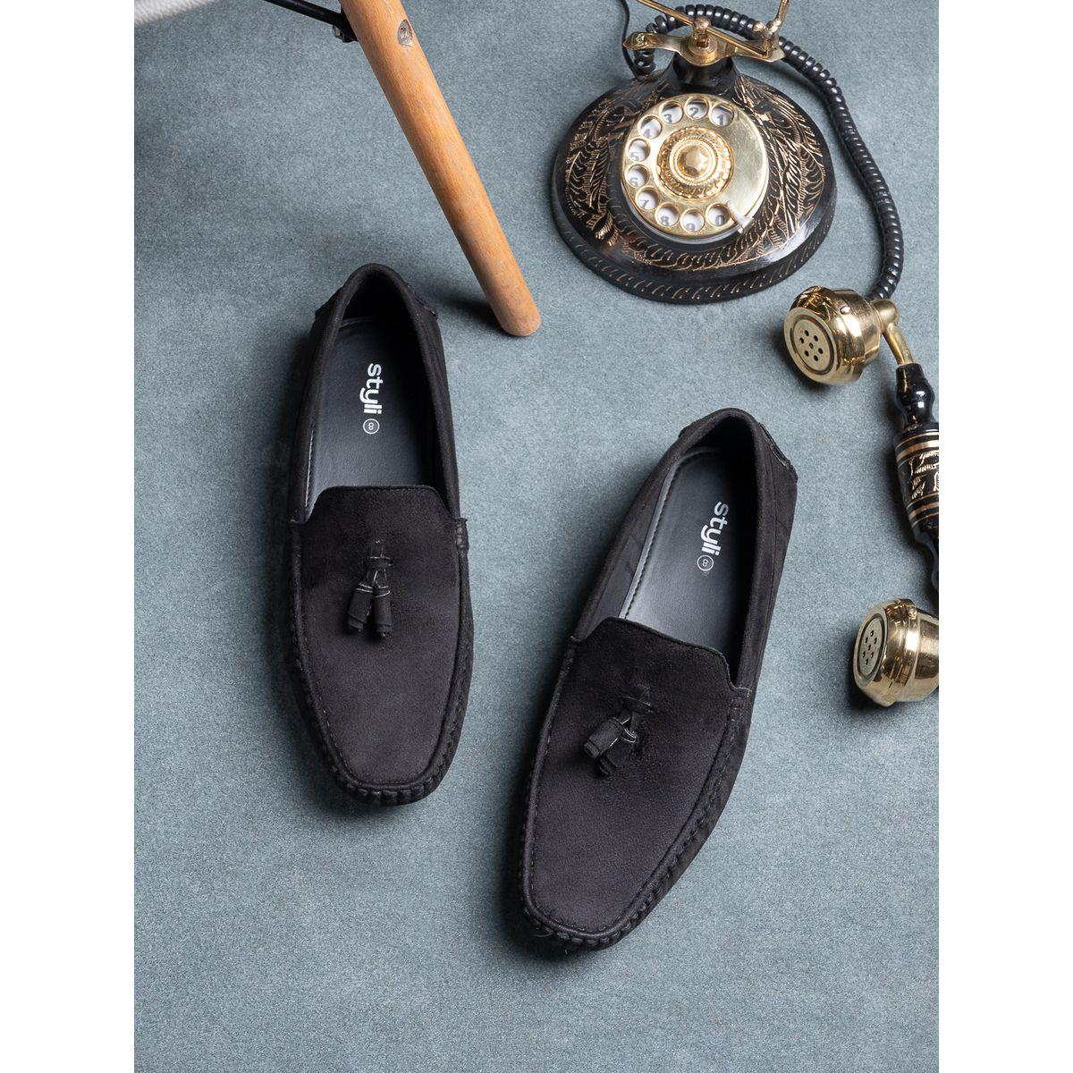 Styli Faux Suede Tassel Loafers-men-shoes-loafersandmoccasins-image-1