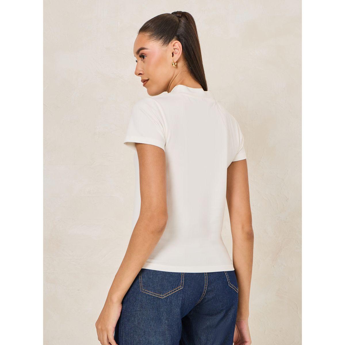 Styli Slim Fit High Neck Cotton Crop T-Shirt-women-clothing-tshirts-image-5
