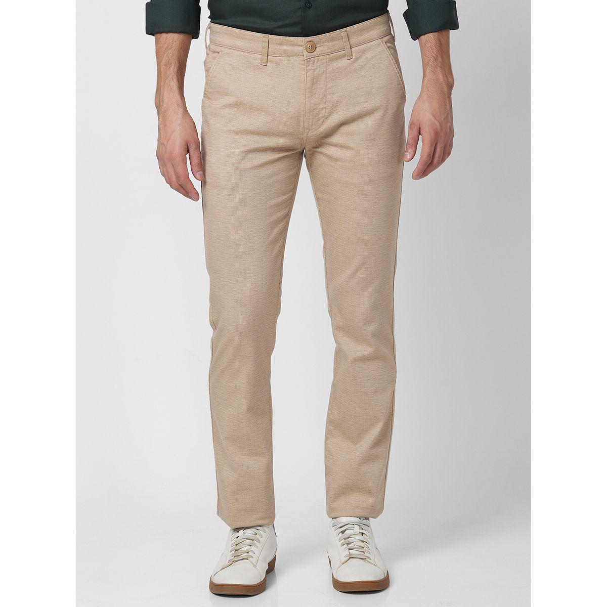 Integriti X Styli Melange Textured Pants with Pockets-men-clothing-bottoms-trousersandchinos-trousers-image-1
