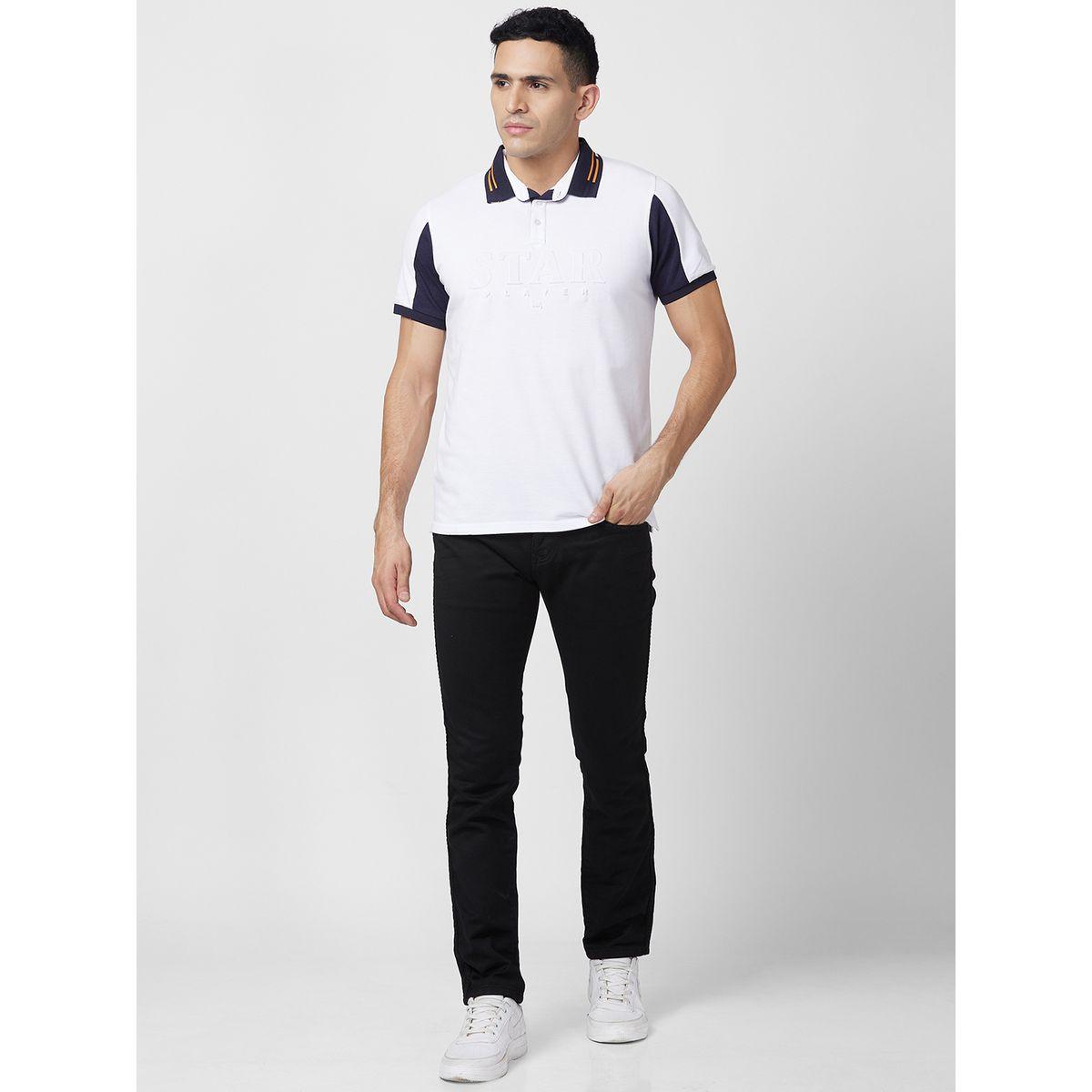 تيشيرت بياقة بولو ونمط كتل الالوان لومان بي جي 3 × ستايلي-men-clothing-tshirtsandpolos-polos-image-4