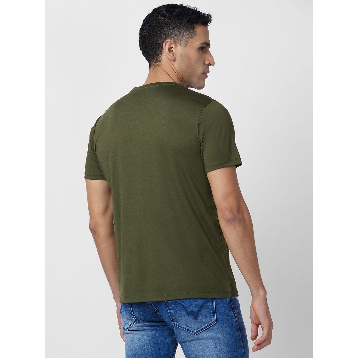 تيشيرت بقصة سليم فت وطبعة جرافيك لومان بي جي 3 × ستايلي-men-clothing-tshirtsandpolos-tshirts-image-3