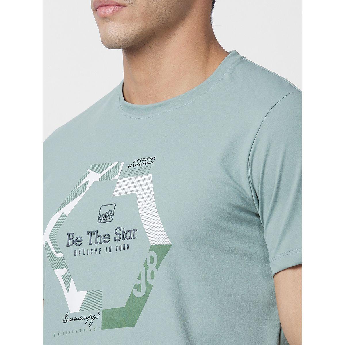 Lawmanpg3 X Styli  Slogan Print Slim Fit T-Shirt with Short Sleeves-men-clothing-tshirtsandpolos-tshirts-image-2