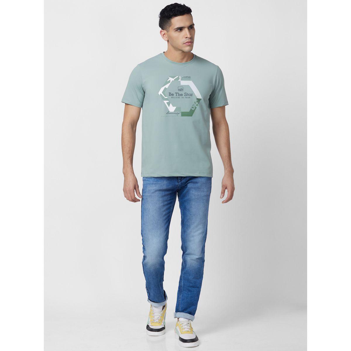 Lawmanpg3 X Styli  Slogan Print Slim Fit T-Shirt with Short Sleeves-men-clothing-tshirtsandpolos-tshirts-image-4