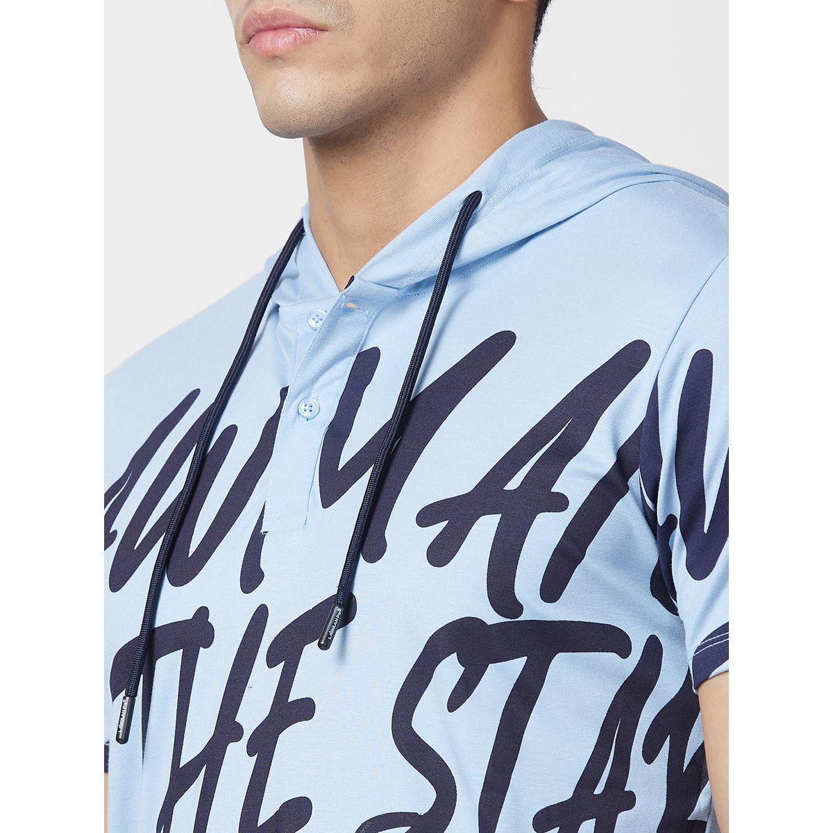 تيشيرت بياقة هودي واكمام قصيرة لومان بي جي 3 × ستايلي-men-clothing-tshirtsandpolos-tshirts-image-2