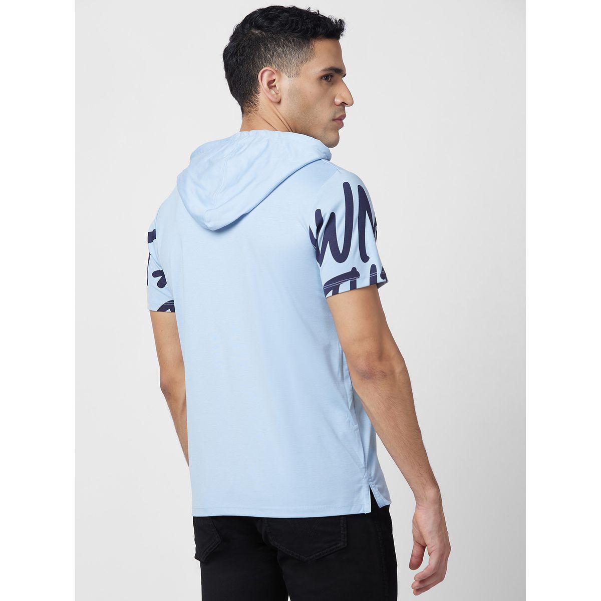 Lawmanpg3 X Styli  Printed Button Placket Hooded T-Shirt with Short Sleeves-men-clothing-tshirtsandpolos-tshirts-image-3