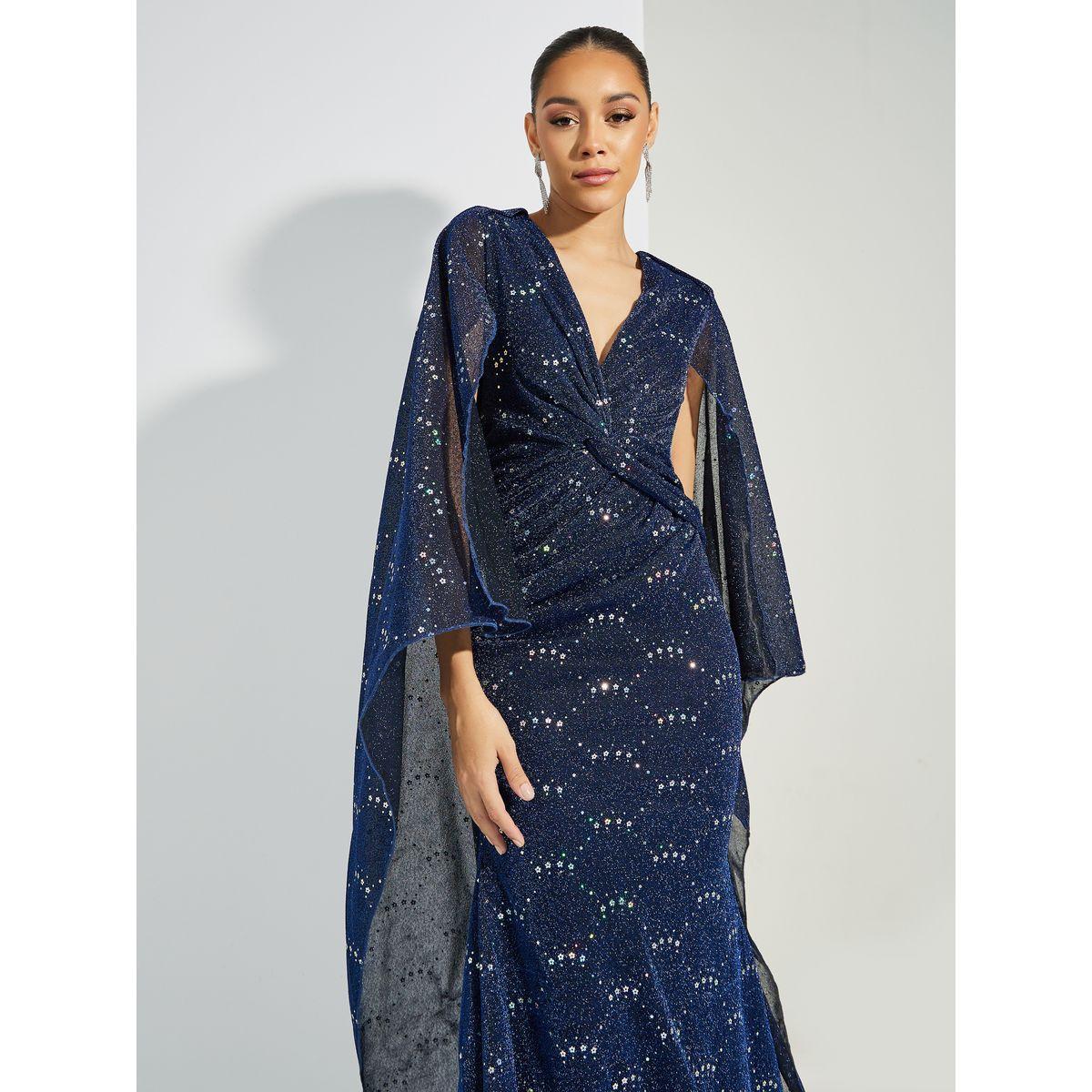 فستان طويل بنمط رداء واكمام طويلة-women-clothing-dresses-image-2