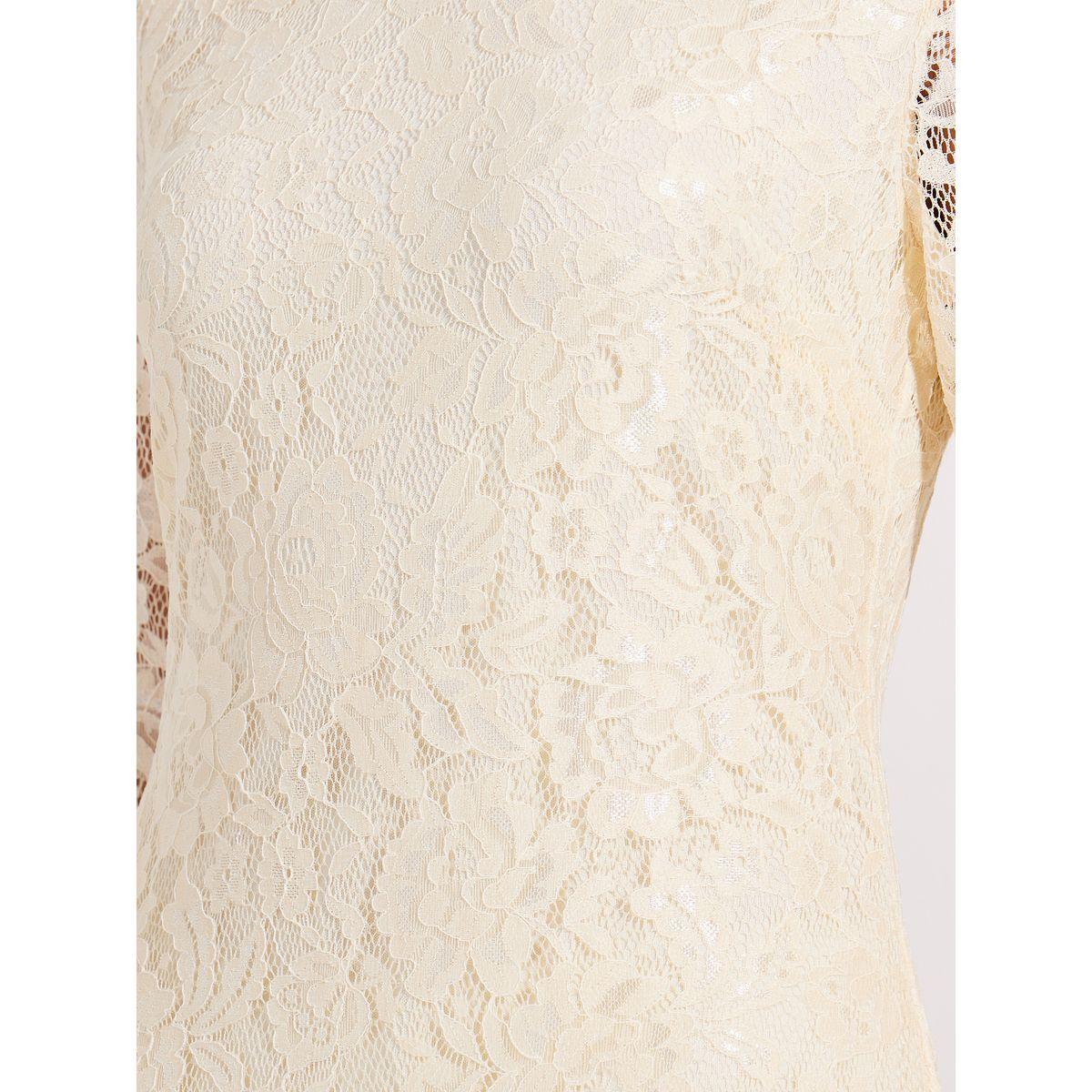 Styli Limited Lace Insert Faux Fur Detail Sheath Midi Dress-women-clothing-dresses-image-3