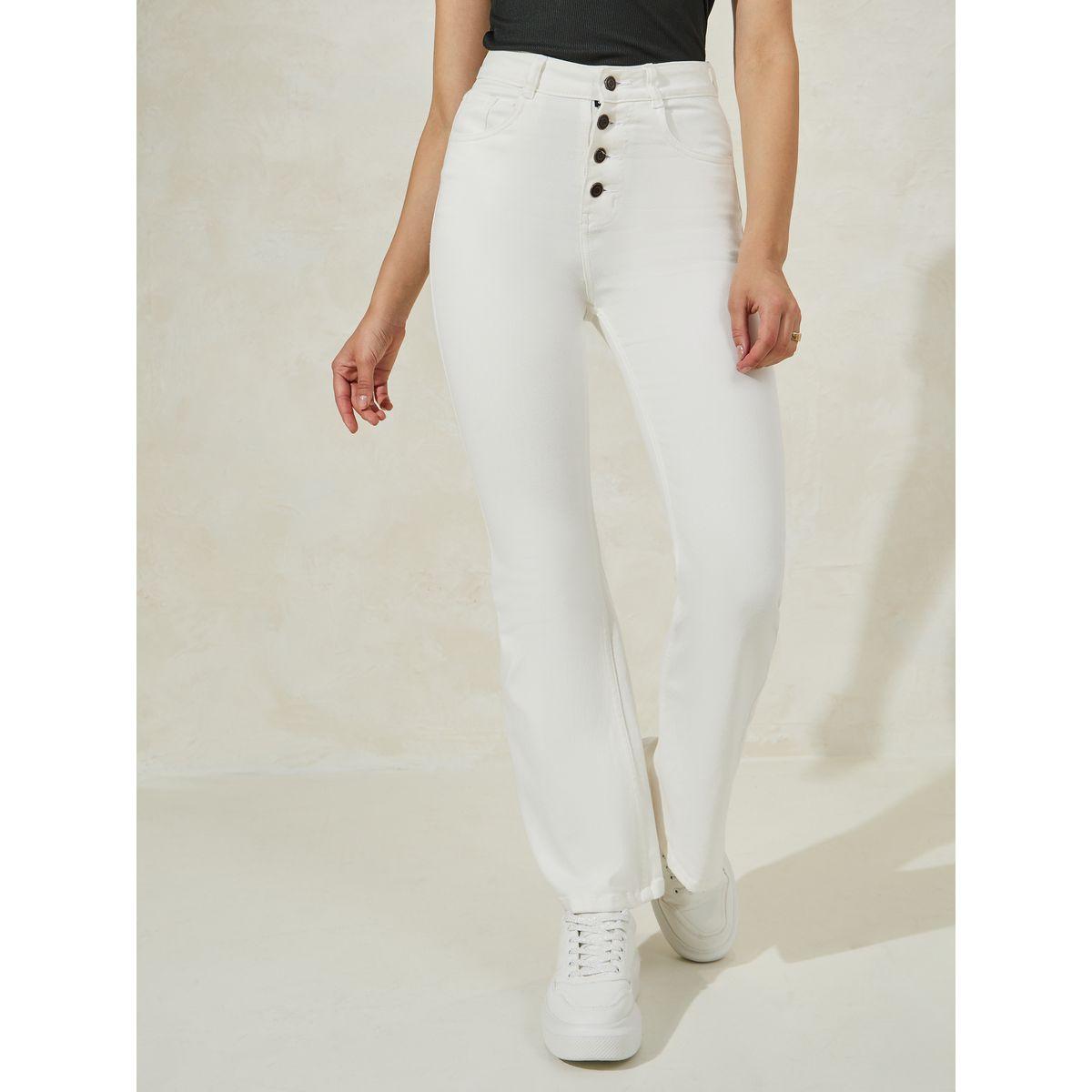 جينز بقصة سليم فت وخصر عالي مع ازرار-women-clothing-bottoms-jeans-image-1