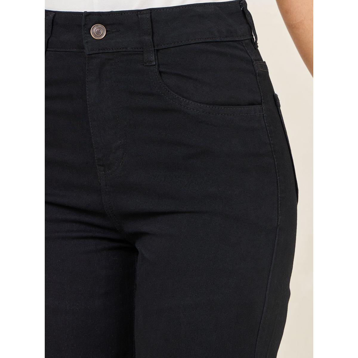 Styli Solid Wide Leg Jeans with Pockets-women-clothing-bottoms-jeans-image-3