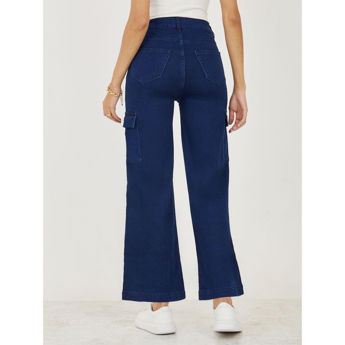 Styli Ankle Length Flared Cargo Jeans-women-clothing-bottoms-jeans-image-4