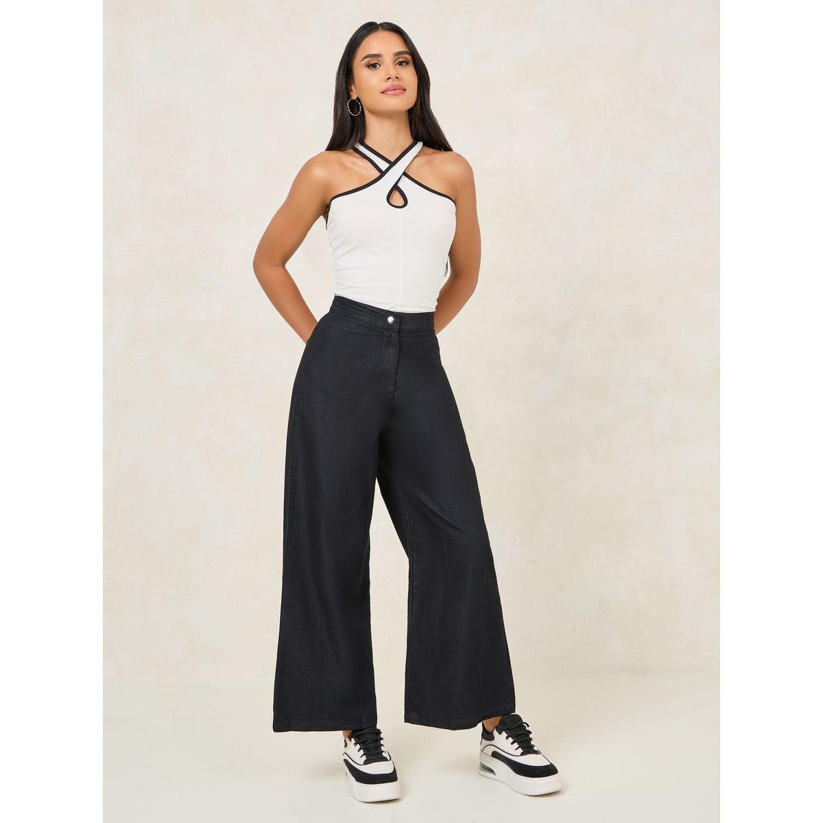 بنطال بارجل واسعة مع زر وسحَّاب غلق-women-clothing-bottoms-jeans-image-2