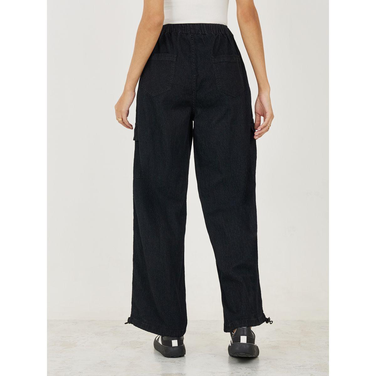 Styli Wide Leg Cargo Jeans with Toggle Detail-women-clothing-bottoms-jeans-image-5
