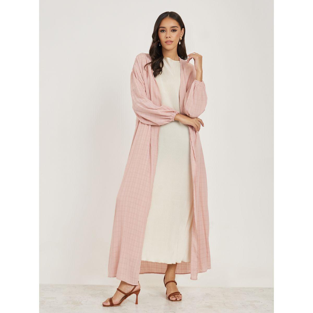 Styli Regular Fit Maxi Kimono with Volume Sleeves-women-clothing-shirtsandblouses-shirts-image-1