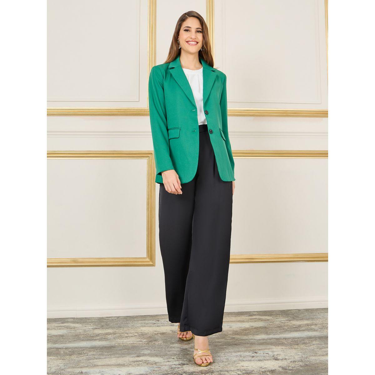 Styli Regular Fit Regular Length Plain Blazer-women-clothing-coatsandjackets-blazers-image-2