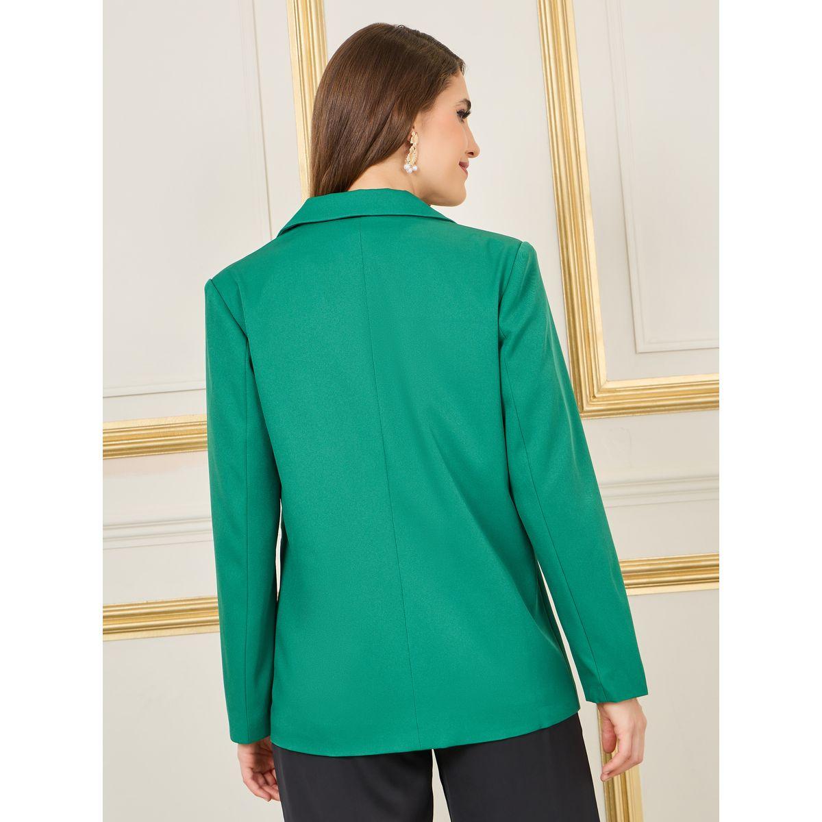 Styli Regular Fit Regular Length Plain Blazer-women-clothing-coatsandjackets-blazers-image-5