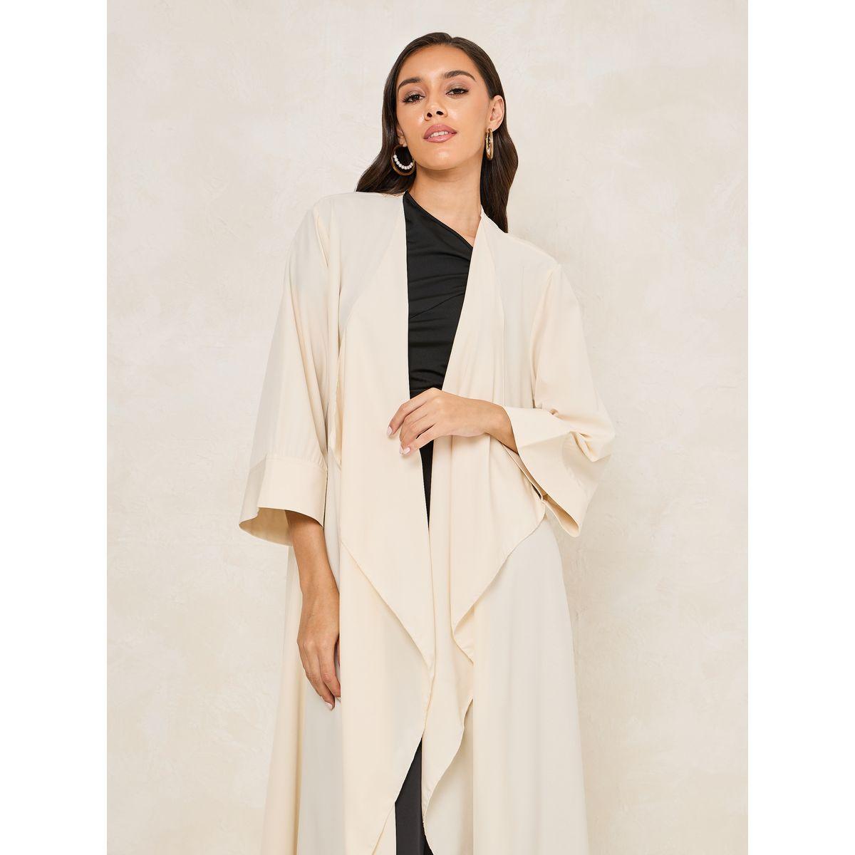 Styli Oversized Waterfall Drape Maxi Kimono-women-clothing-shirtsandblouses-shirts-image-2