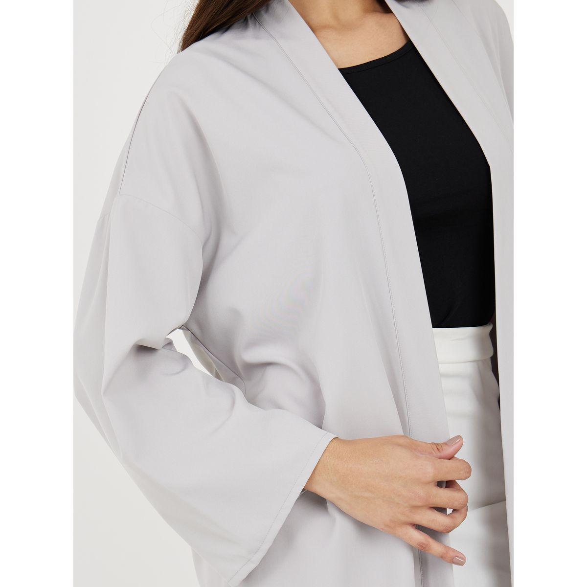 كيمونو ميدي مفتوح مع شق جانبي-women-clothing-shirtsandblouses-shirts-image-3