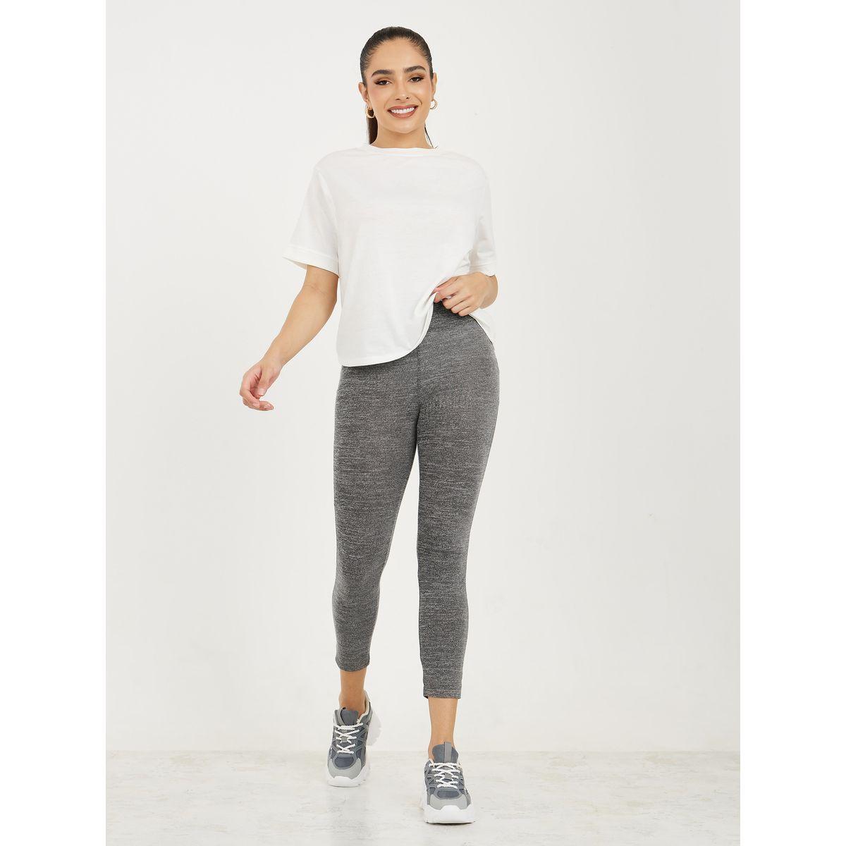 ليقنز سادة محبوك بقصة عادية-women-clothing-bottoms-leggings-image-2