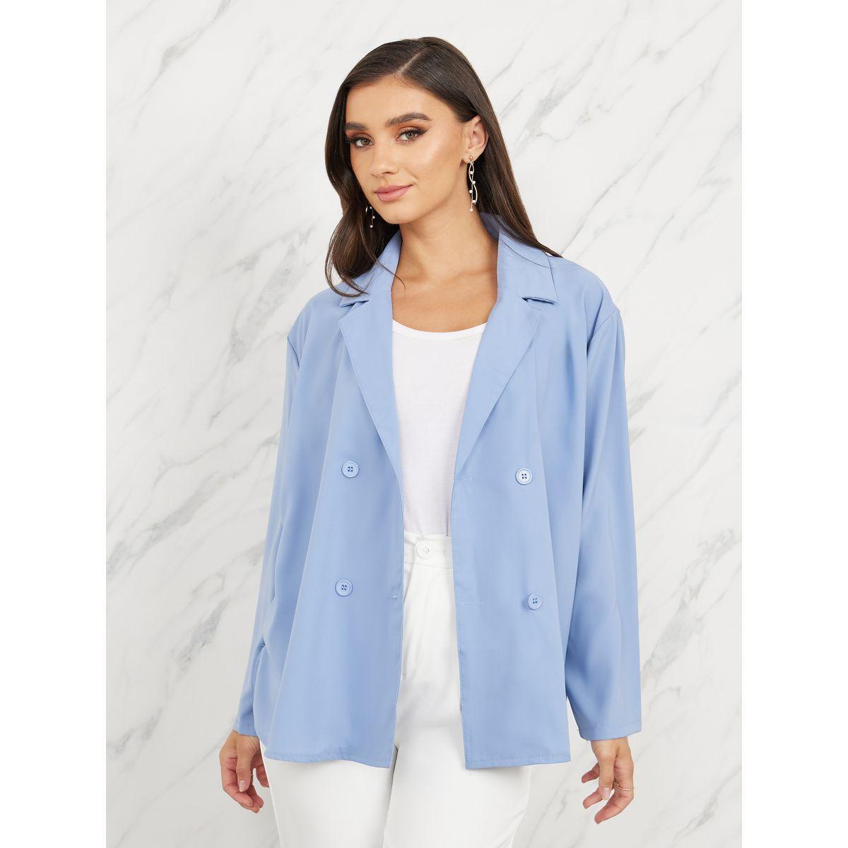 Styli Oversized Double Breasted Regular Length Blazer-women-clothing-coatsandjackets-blazers-image-2