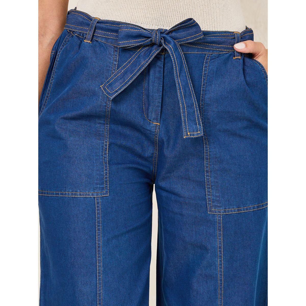 Styli Self Tie Belt Relaxed Fit Cropped Jeans-women-clothing-bottoms-jeans-image-3