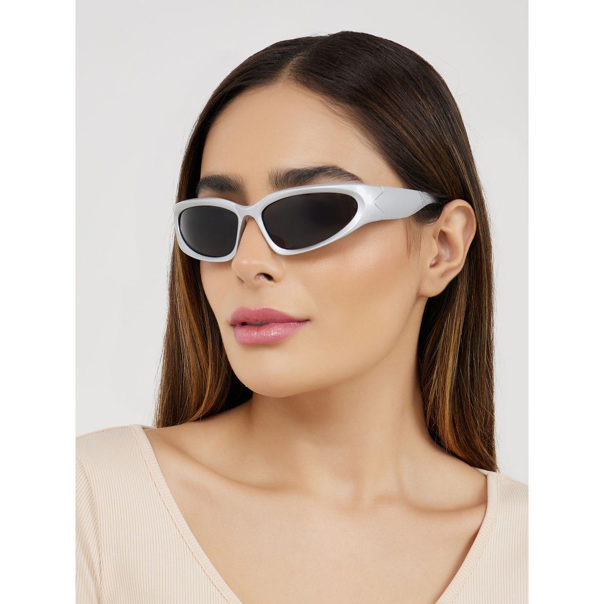 Styli Full Rim Oval Frame Sunglasses with Wide Temple-women-sunglasses-image-2