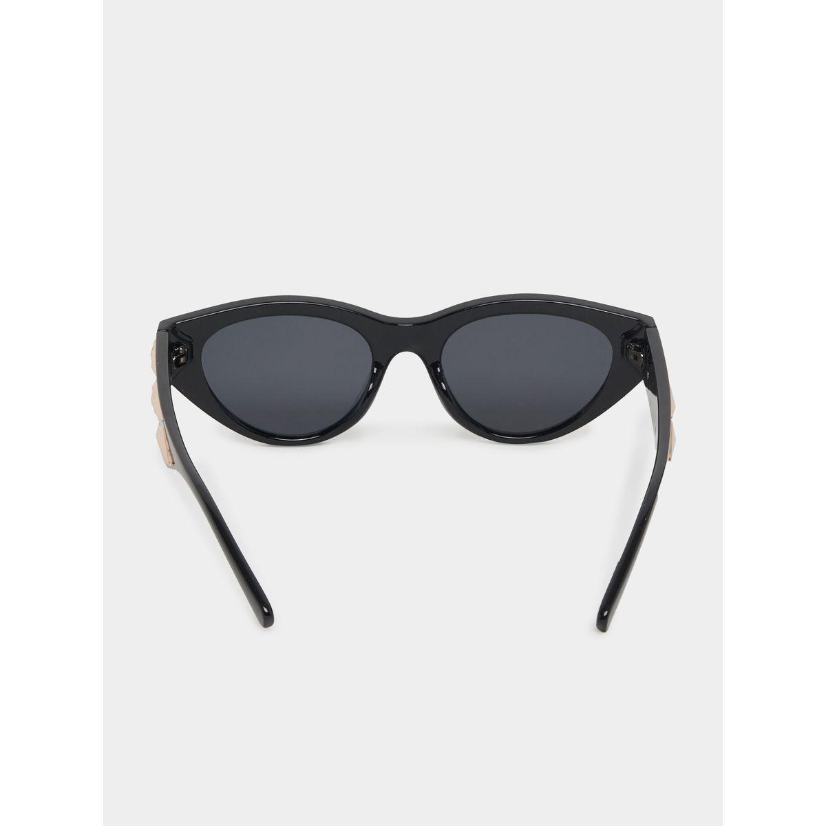 Styli Full Rim Cat Eye Sunglasses with Metal Texture Temple-women-sunglasses-image-4