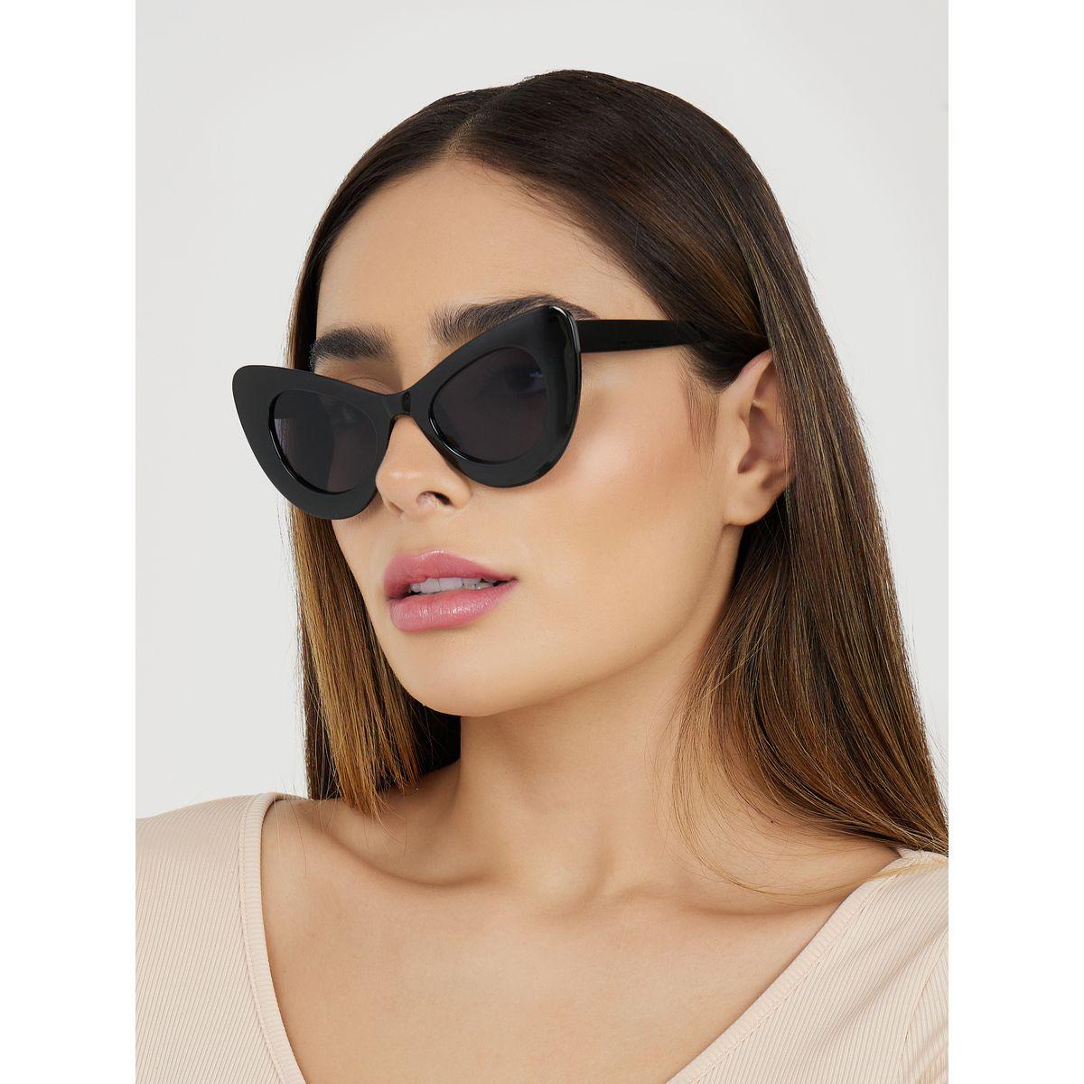 Styli Oversized Full Rim Cat Eye Sunglasses-women-sunglasses-image-2