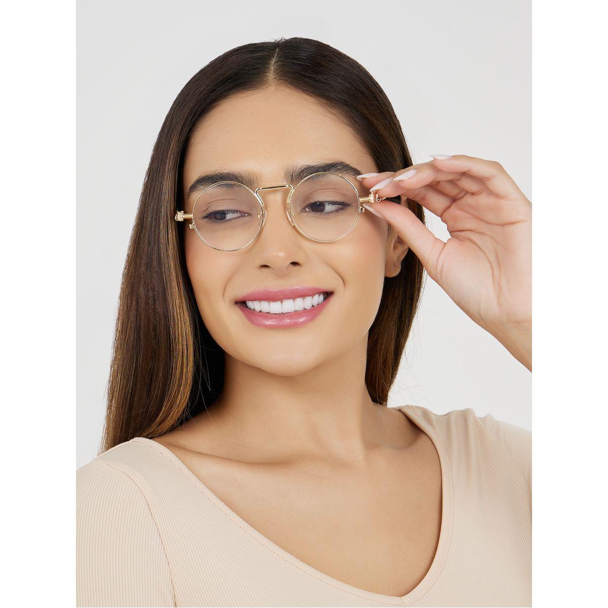 Styli Metal Full Rim Round Sunglasses-women-sunglasses-image-2