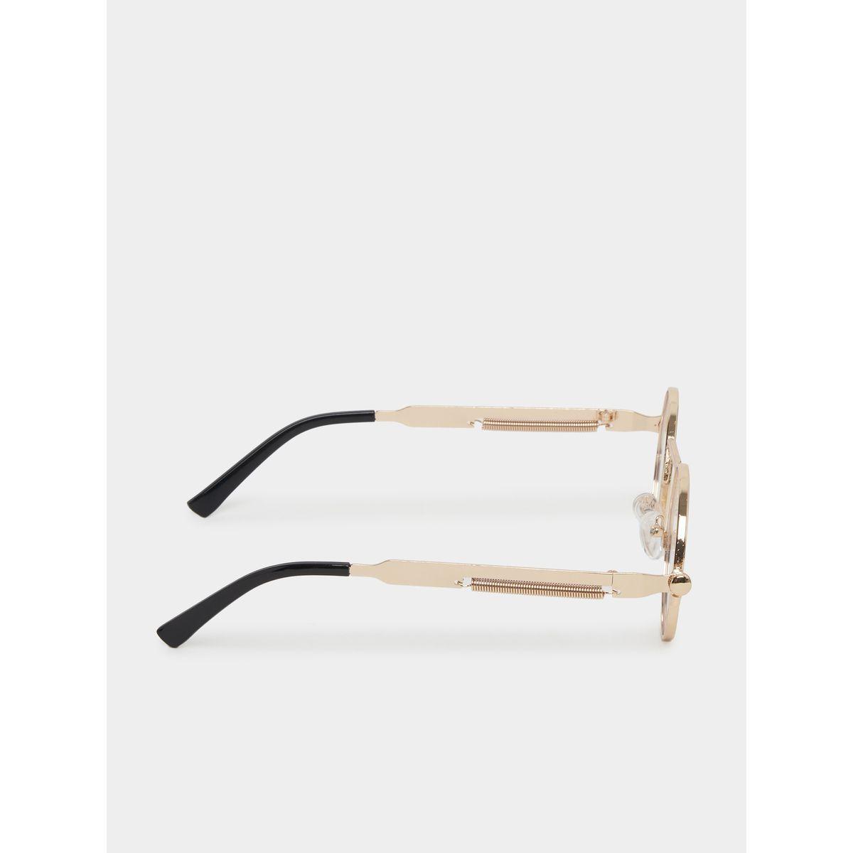 Styli Metal Full Rim Round Sunglasses-women-sunglasses-image-4