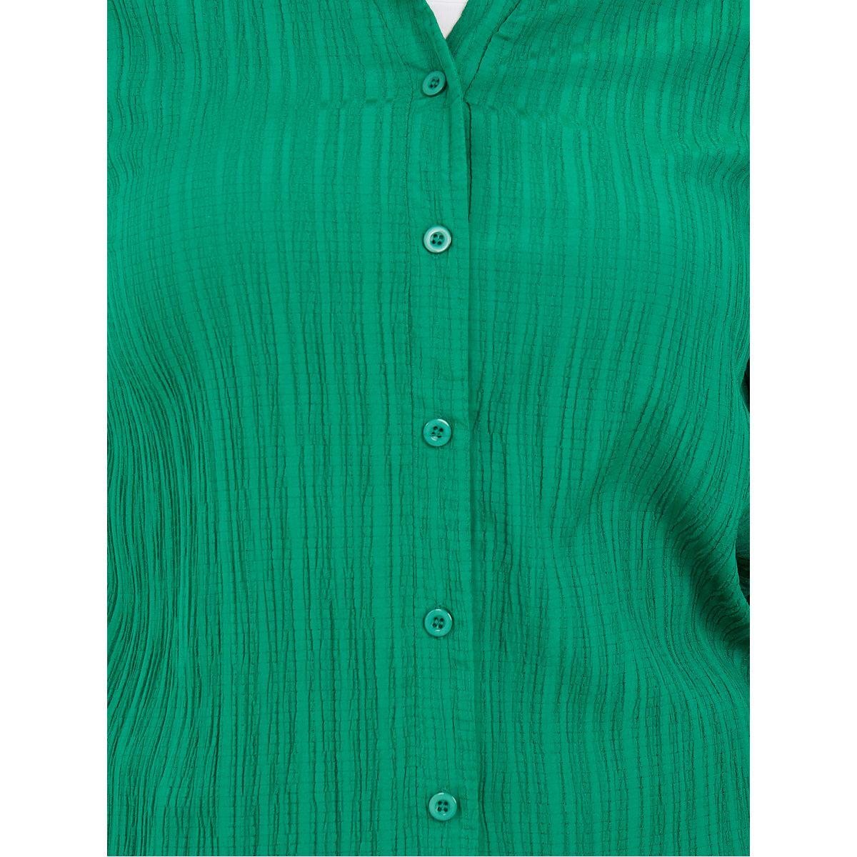 Styli Crepe Texture Button Through Shirt & Straight Pants Co-Ords-women-clothing-coordsets-image-5