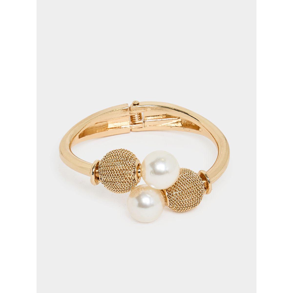 سوار يد مزين بلؤلؤ صناعي-women-watchesandjewellery-jewellery-banglesandbracelets-image-2
