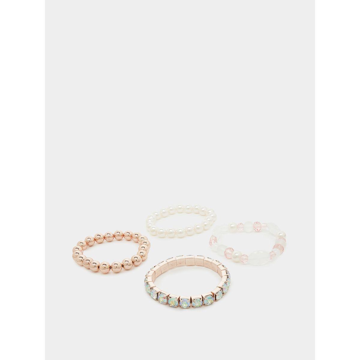 Styli Set of 4 Bead and Embellished Bracelet-women-watchesandjewellery-jewellery-banglesandbracelets-image-1