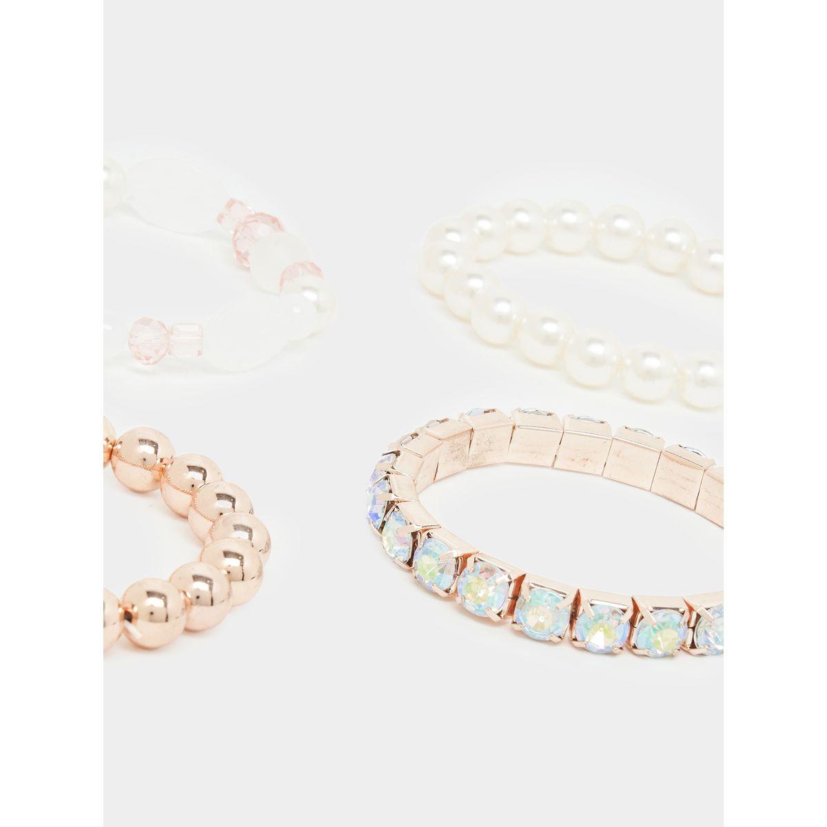 Styli Set of 4 Bead and Embellished Bracelet-women-watchesandjewellery-jewellery-banglesandbracelets-image-2