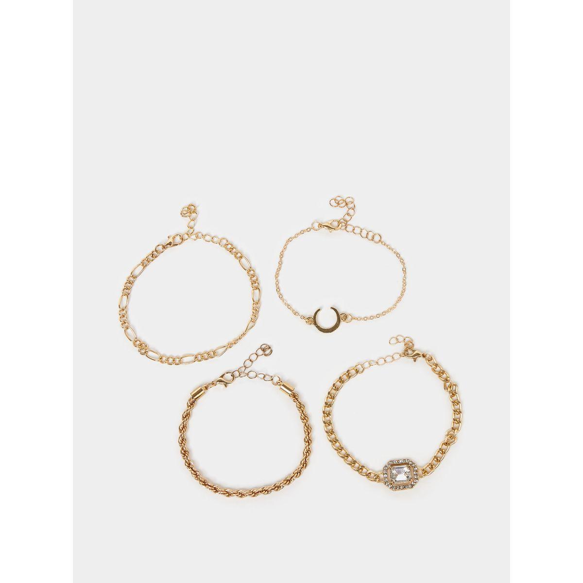 Styli Set of 4 - Assorted Chain Bracelets-women-watchesandjewellery-jewellery-banglesandbracelets-image-2