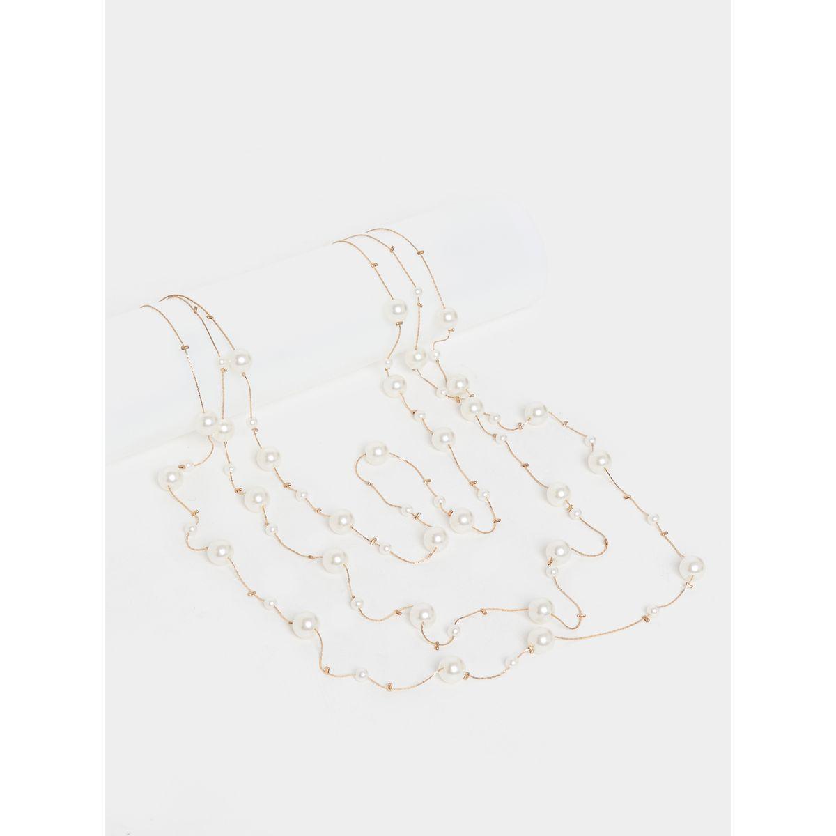 Styli Layered Faux Pearl Necklace-women-watchesandjewellery-jewellery-necklacesandpendants-image-2