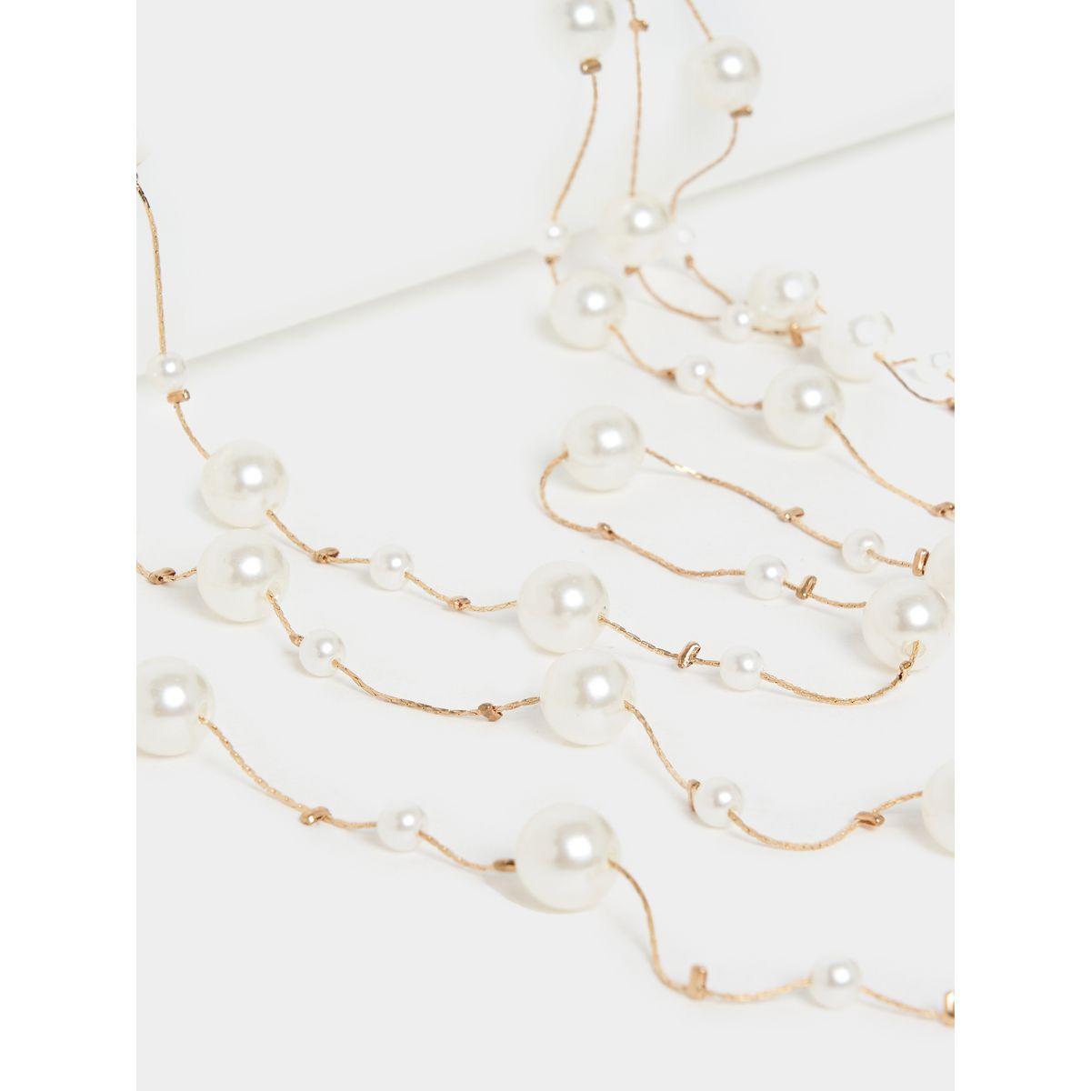 Styli Layered Faux Pearl Necklace-women-watchesandjewellery-jewellery-necklacesandpendants-image-3