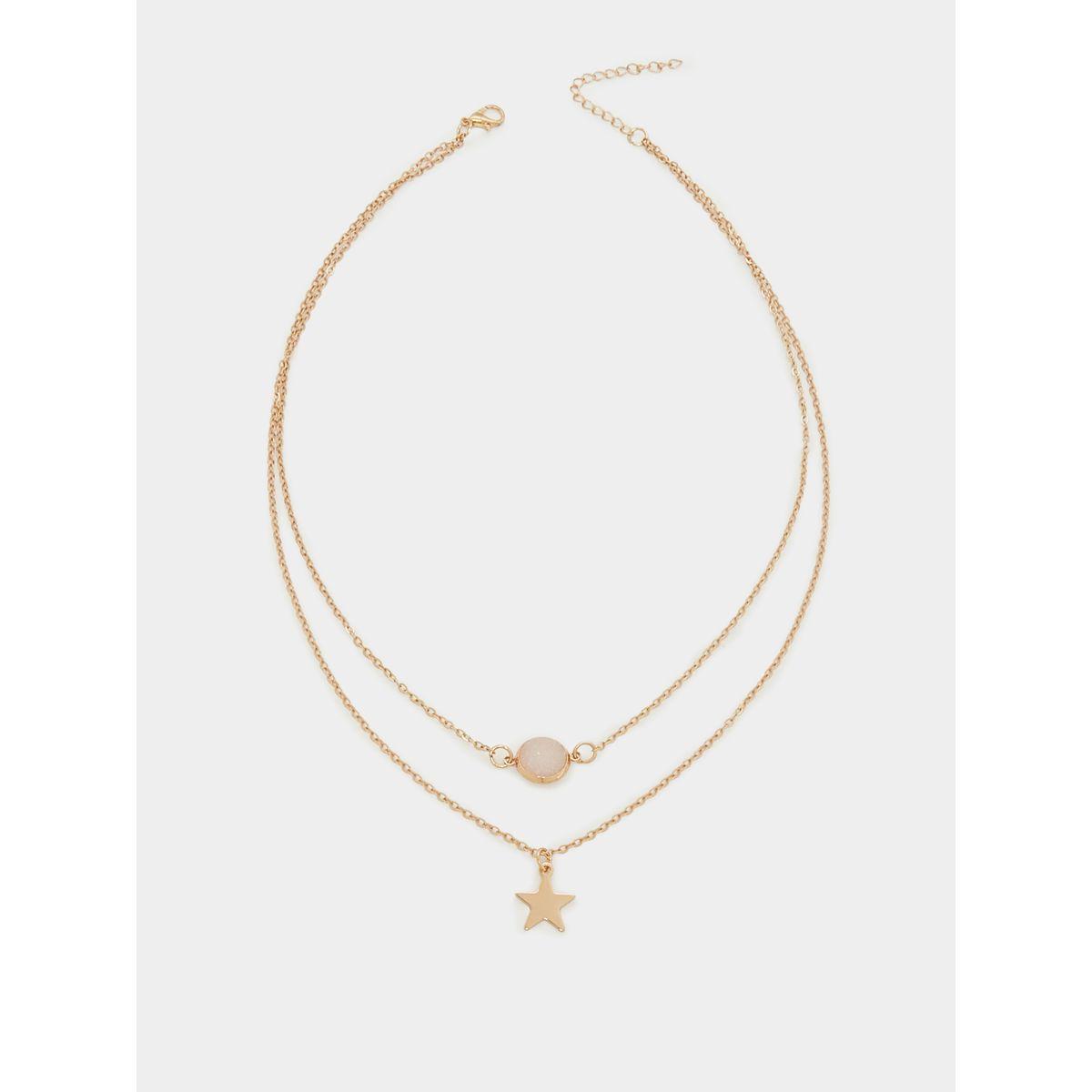 Styli Ball and Star Drop Necklace-women-watchesandjewellery-jewellery-necklacesandpendants-image-2