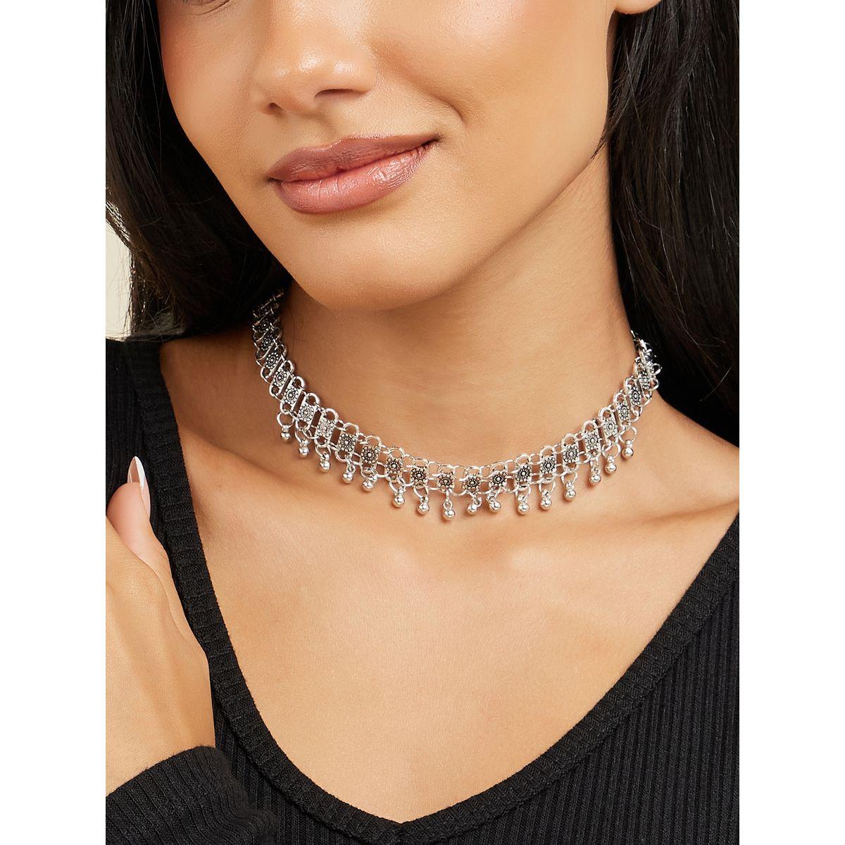 Styli Thick Drop Ball Necklace-women-watchesandjewellery-jewellery-necklacesandpendants-image-1