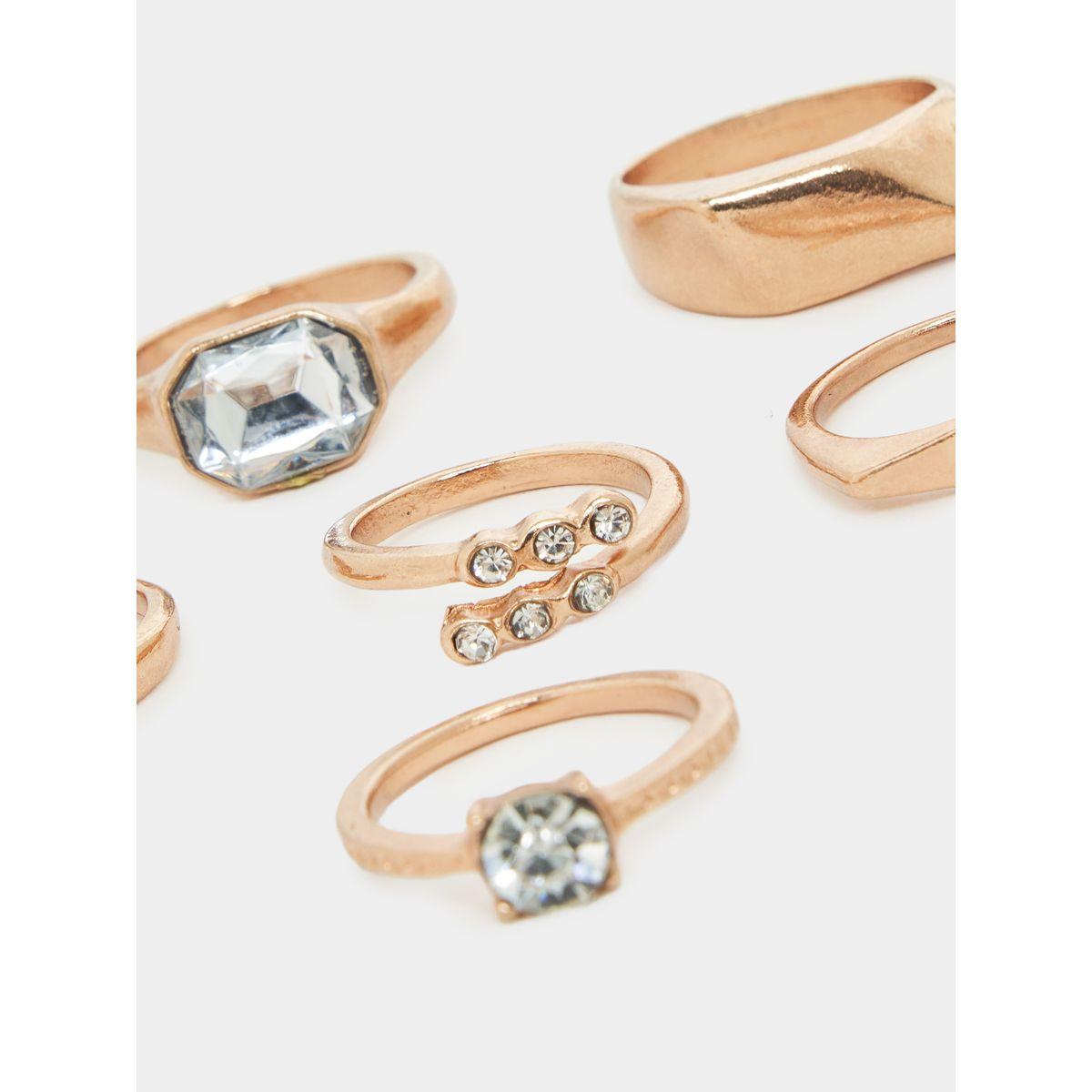 Styli Set of 8 - Embellished Rings-women-watchesandjewellery-jewellery-rings-image-3