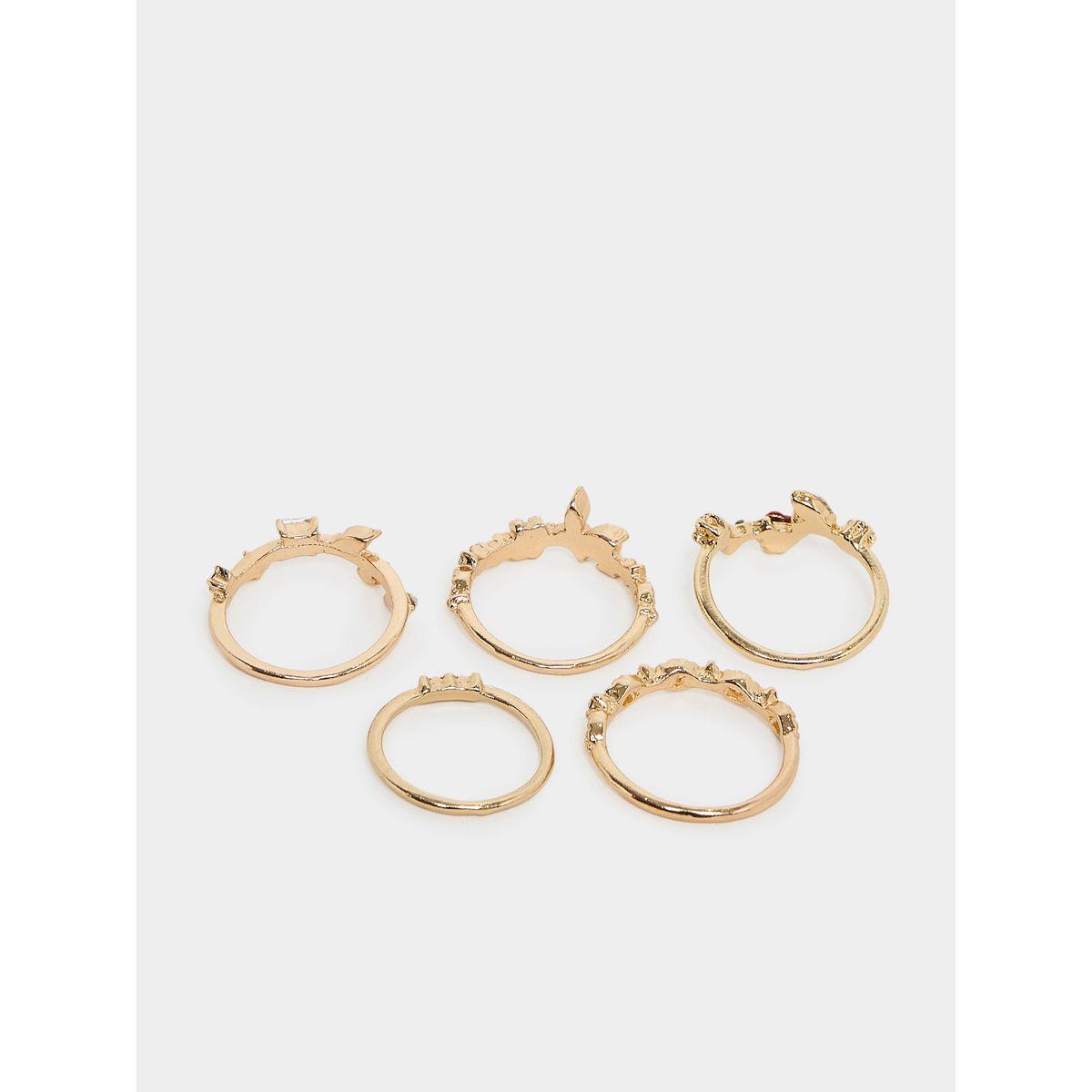 Styli Set of 5 - Embellished Rings-women-watchesandjewellery-jewellery-rings-image-3